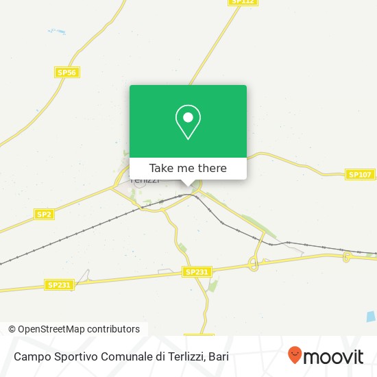 Campo Sportivo Comunale di Terlizzi map