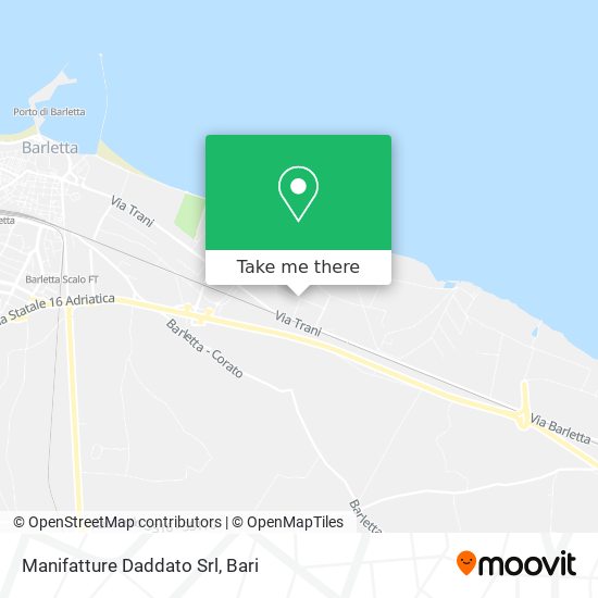 Manifatture Daddato Srl map