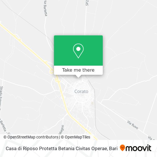Casa di Riposo Protetta Betania Civitas Operae map