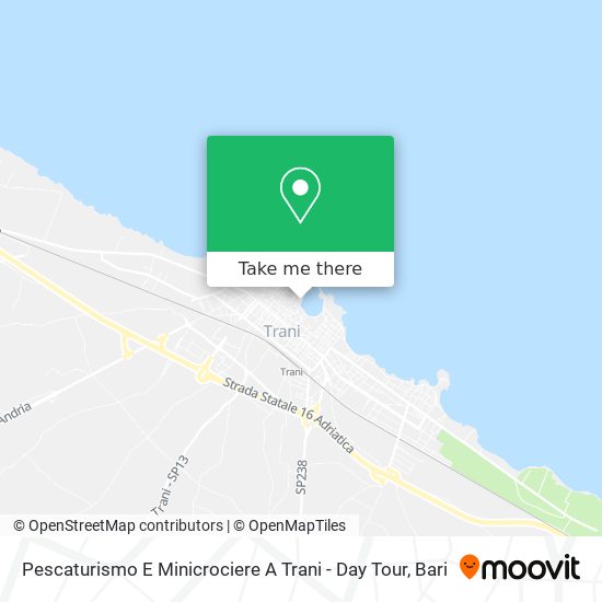 Pescaturismo E Minicrociere A Trani - Day Tour map