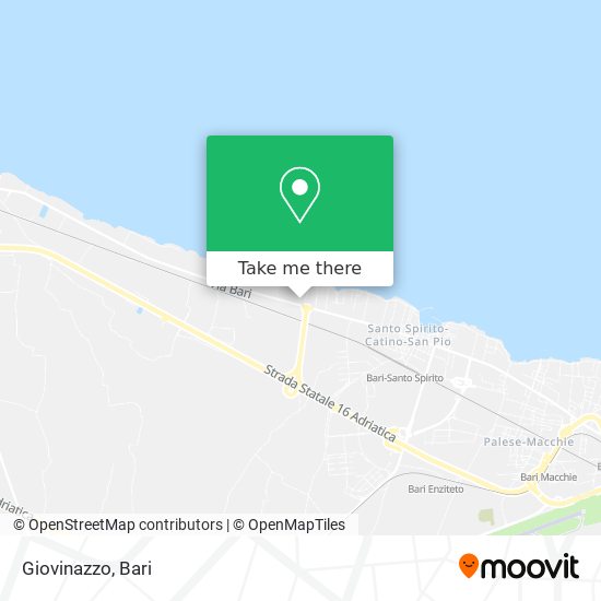 Giovinazzo map