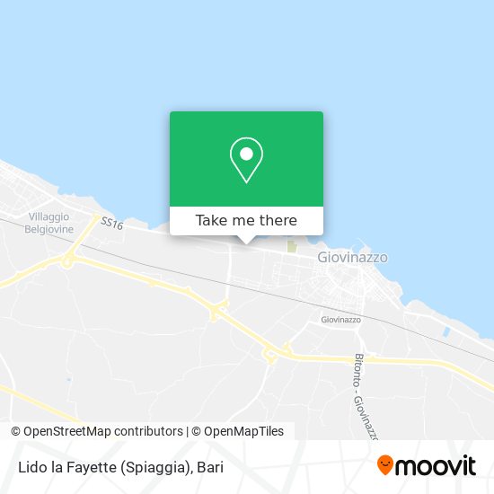 Lido la Fayette (Spiaggia) map