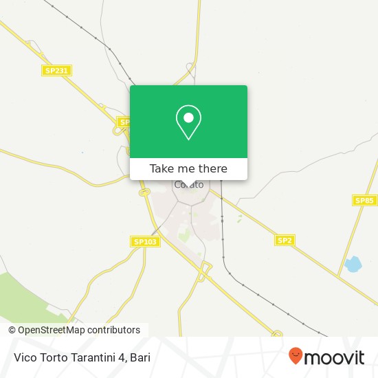 Vico Torto Tarantini 4 map