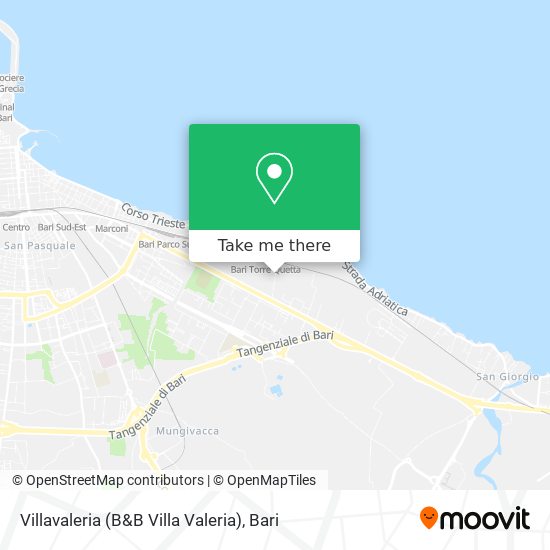 Villavaleria (B&B Villa Valeria) map