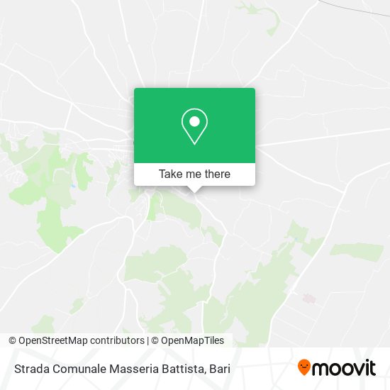 Strada Comunale Masseria Battista map