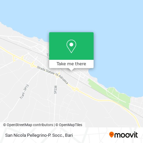 San Nicola Pellegrino-P. Socc. map