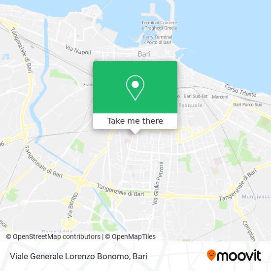 Viale Generale Lorenzo Bonomo map