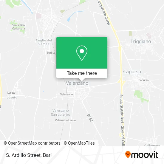 S. Ardillo Street map