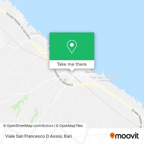 Viale San Francesco D Assisi map