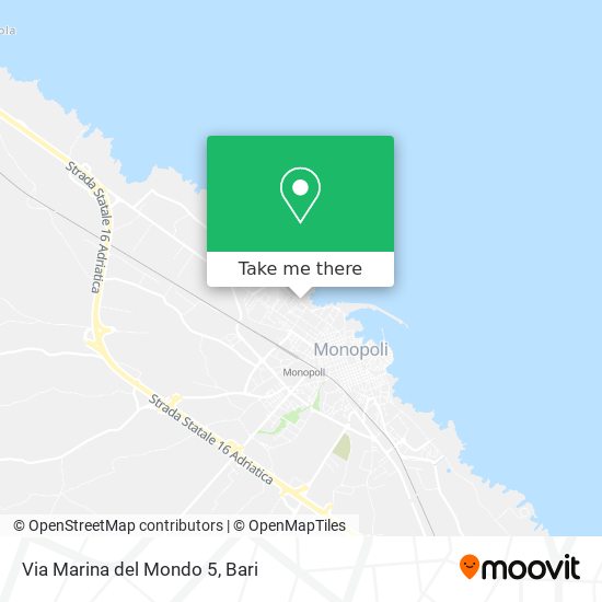 Via Marina del Mondo  5 map