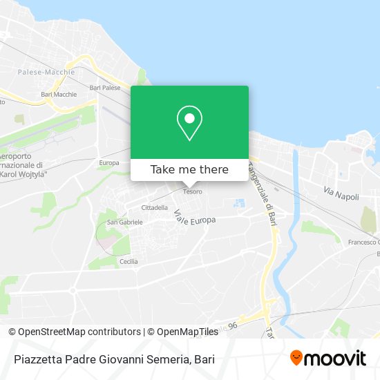 Piazzetta Padre Giovanni Semeria map