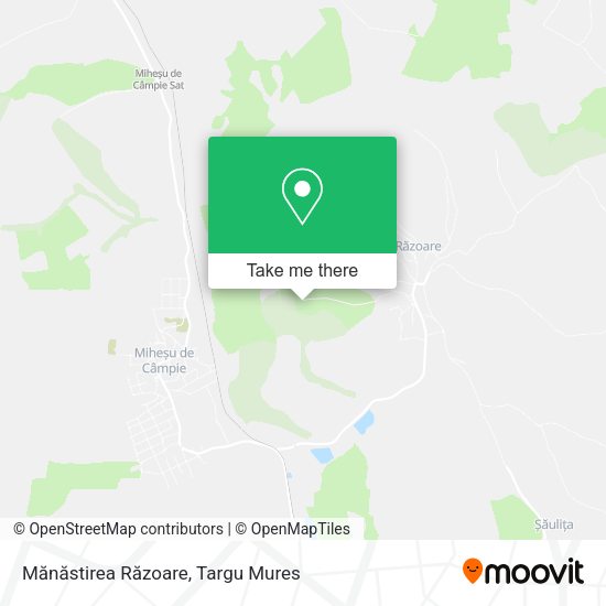 Mănăstirea Răzoare map