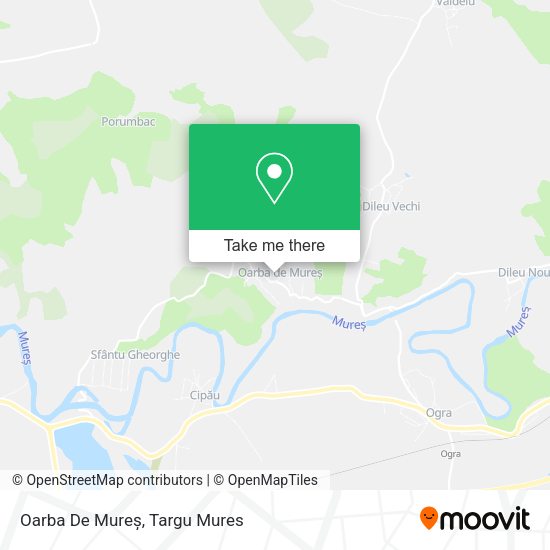 Oarba De Mureș map
