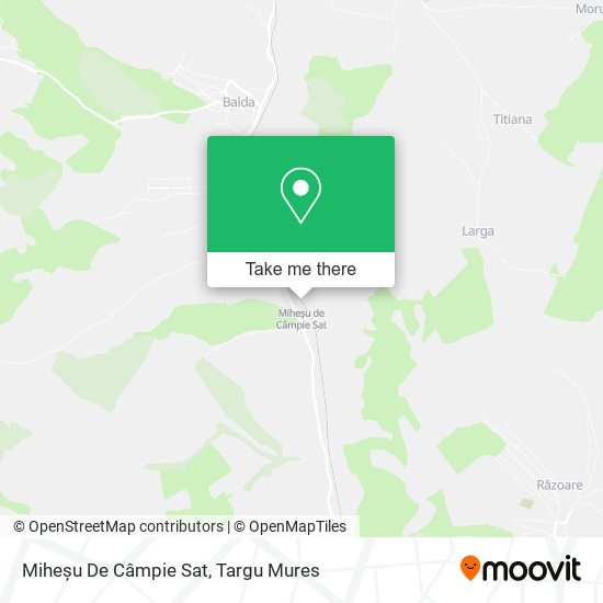 Miheșu De Câmpie Sat map