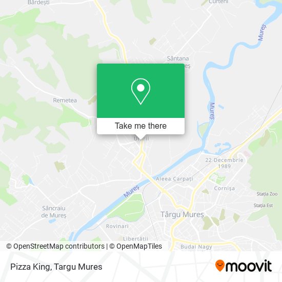 Pizza King map