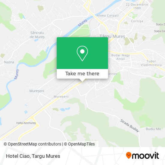 Hotel Ciao map