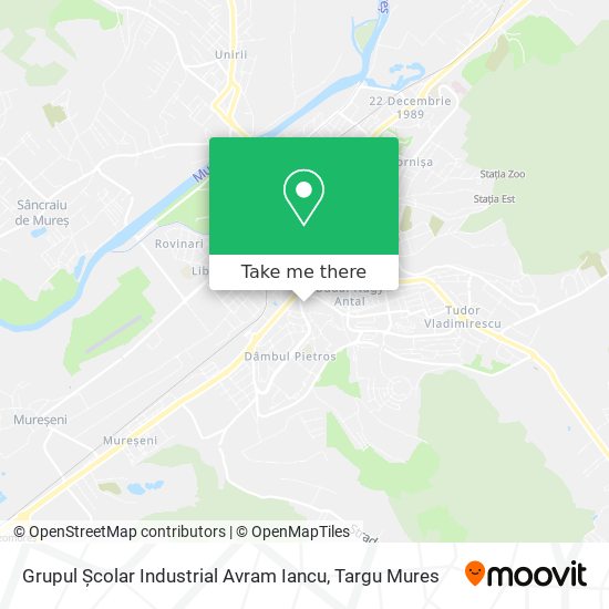 Grupul Școlar Industrial Avram Iancu map