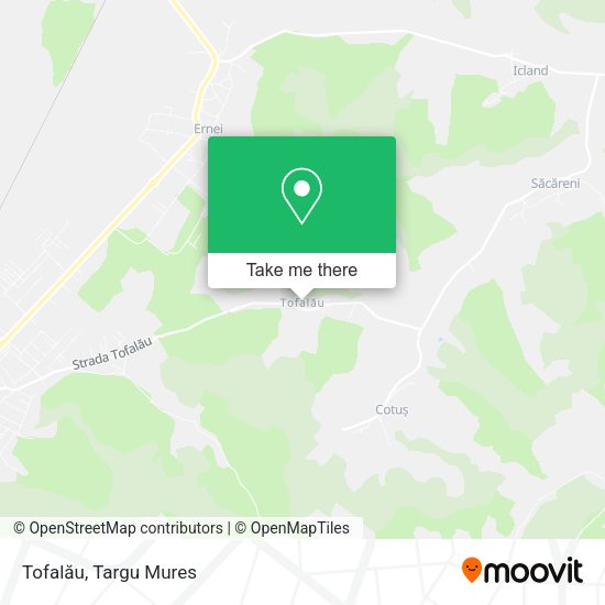 Tofalău map