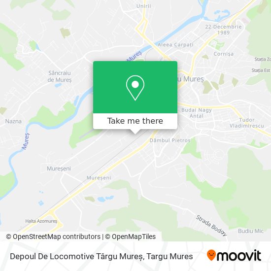 Depoul De Locomotive Târgu Mureș map