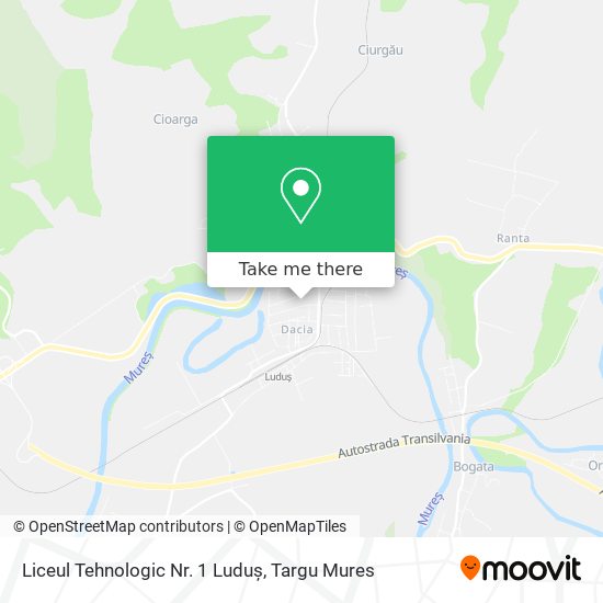 Liceul Tehnologic Nr. 1 Luduș map