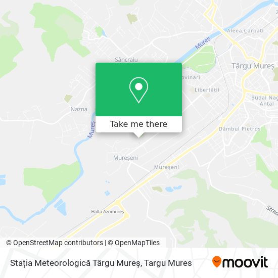 Stația Meteorologică Târgu Mureș map