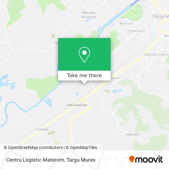 Centru Logistic Materom map
