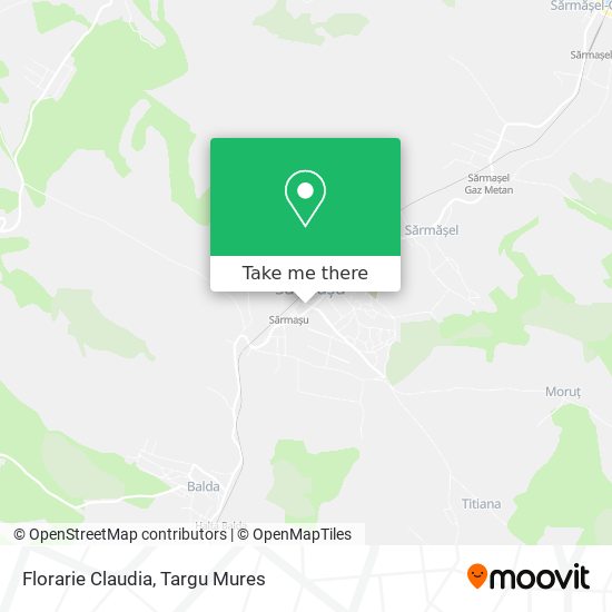 Florarie Claudia map