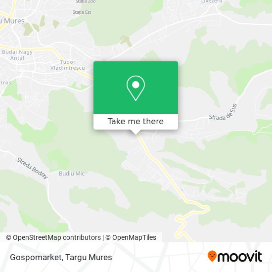 Gospomarket map