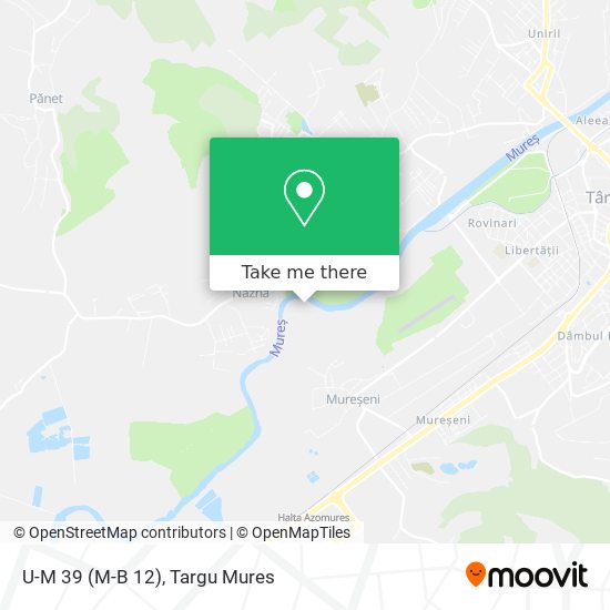 U-M 39 (M-B 12) map
