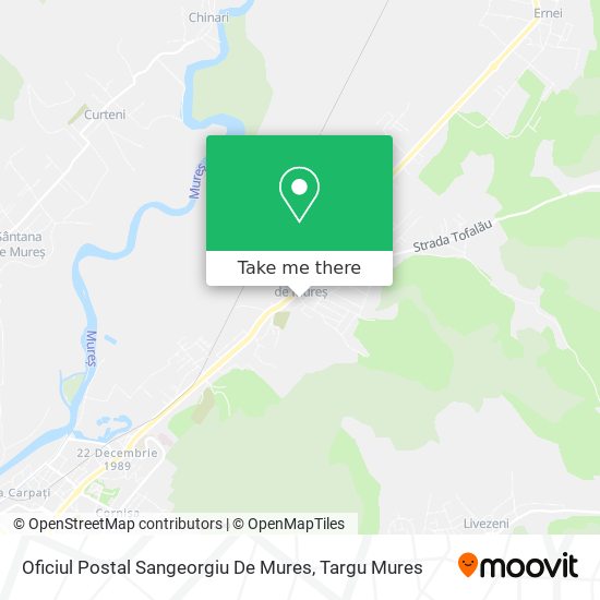 Oficiul Postal Sangeorgiu De Mures map