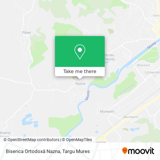 Biserica Ortodoxă Nazna map