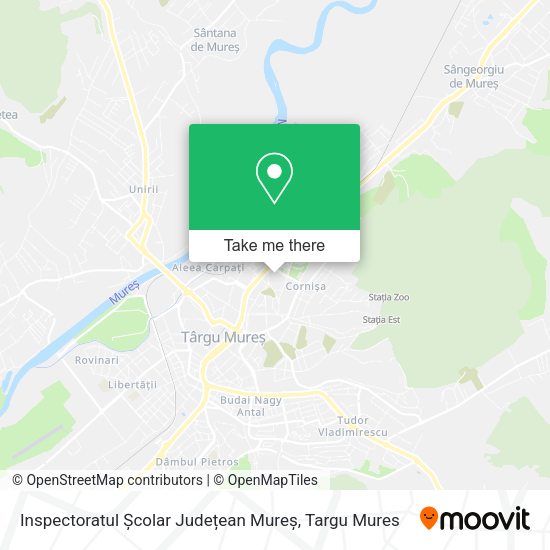 Inspectoratul Școlar Județean Mureș map