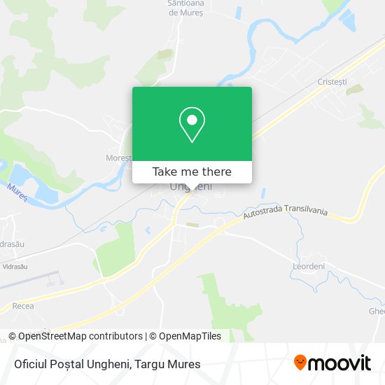 Oficiul Poștal Ungheni map