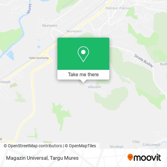 Magazin Universal map