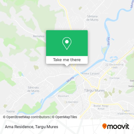 Ama Residence map
