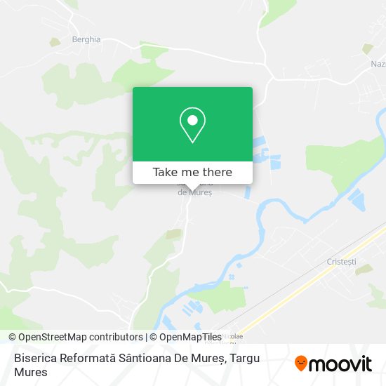 Biserica Reformată Sântioana De Mureș map