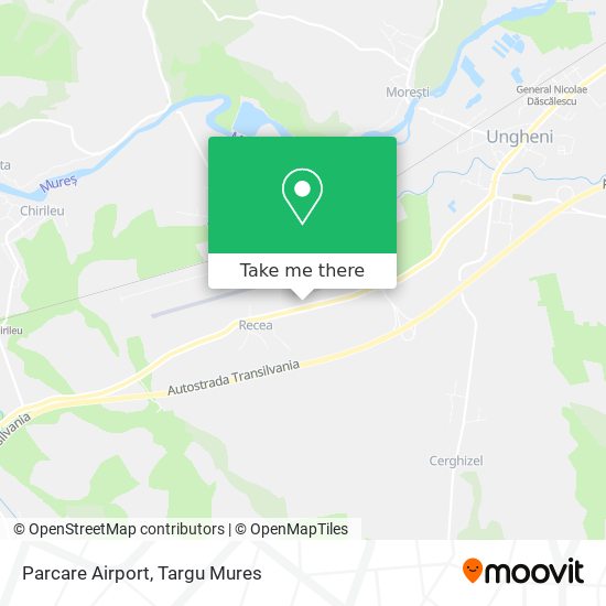 Parcare Airport map