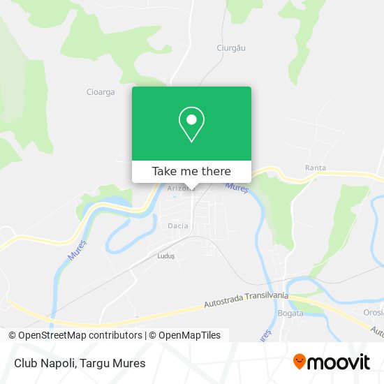 Club Napoli map