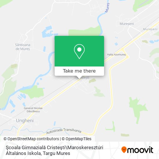 Şcoala Gimnazială Cristeşti\Maroskeresztúri Általános Iskola map
