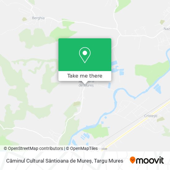 Căminul Cultural Sântioana de Mureș map