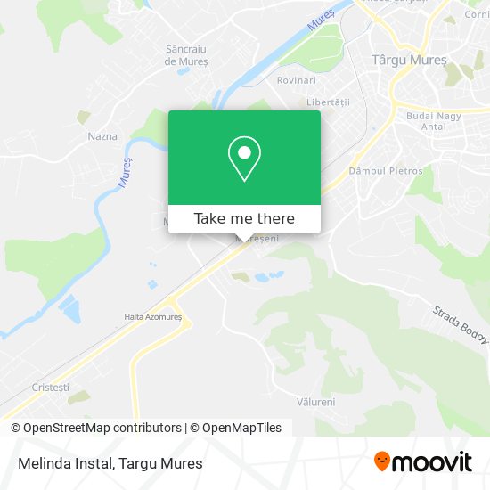 Melinda Instal map
