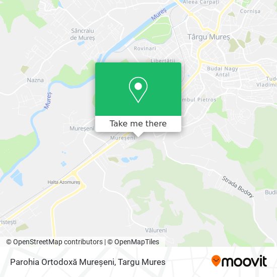 Parohia Ortodoxă Mureșeni map