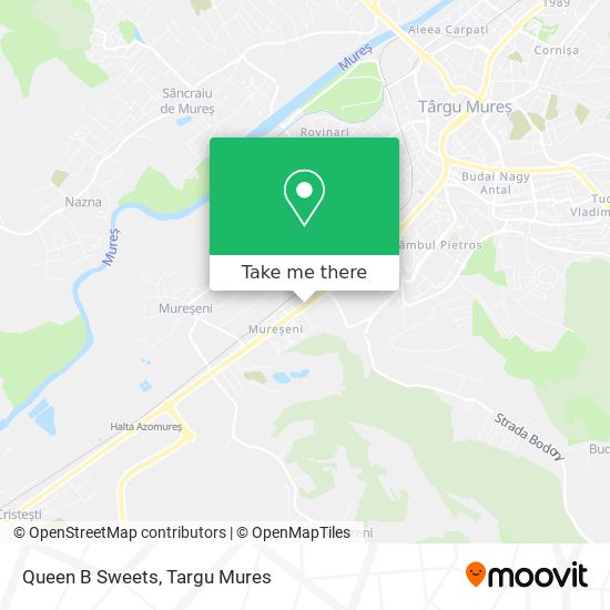Queen B Sweets map