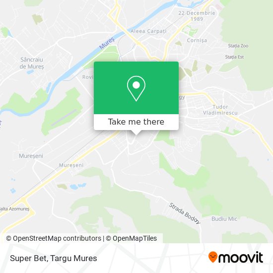 Super Bet map