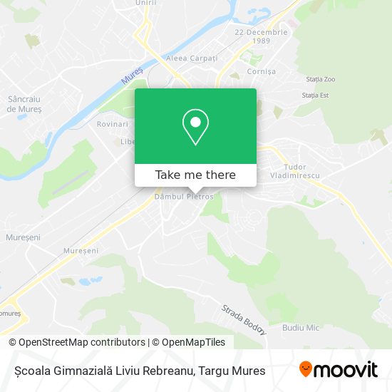Școala Gimnazială Liviu Rebreanu map