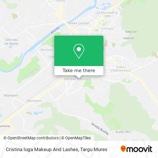Cristina Iuga Makeup And Lashes map