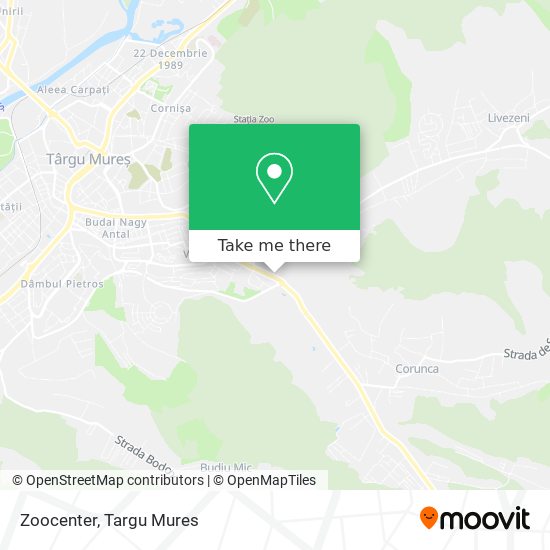 Zoocenter map