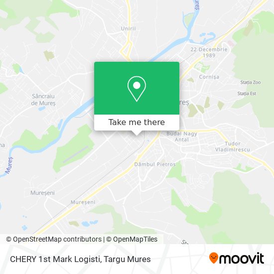 CHERY 1st Mark Logisti map