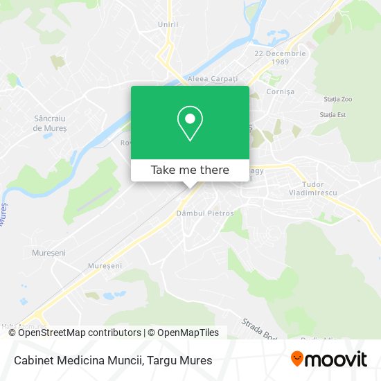 Cabinet Medicina Muncii map