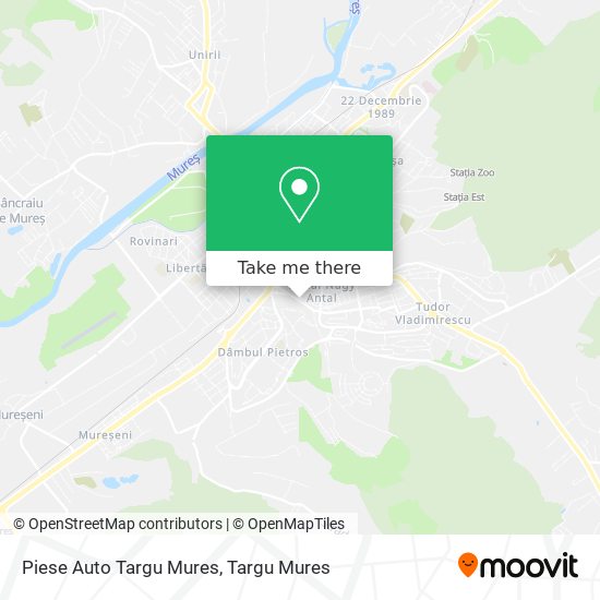 Piese Auto Targu Mures map